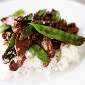 Asian Beef with Snow Peas