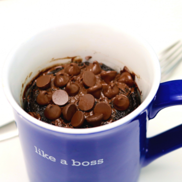 Low-carb Chocolate Mug Cake